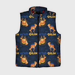Женский жилет Фантастические Твари Qilin паттерн