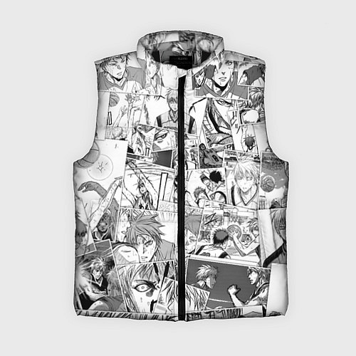 Женский жилет Kuroko no Basket pattern / 3D-Черный – фото 1