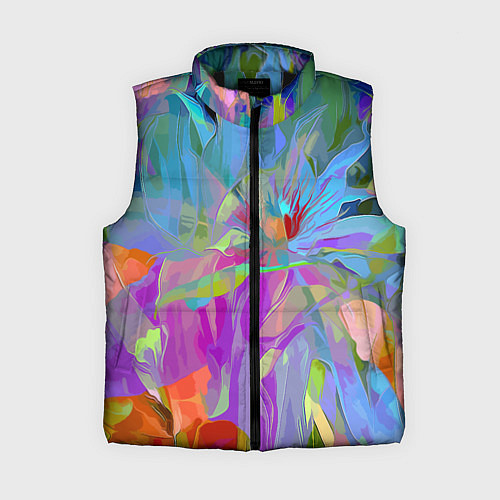 Женский жилет Abstract color pattern Summer 2022 / 3D-Черный – фото 1