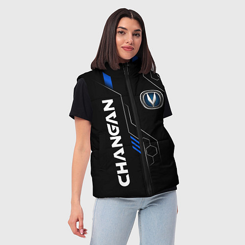 Женский жилет CHANGAN -ЧАНГАН ТЕХНОЛОГИИ / 3D-Красный – фото 3