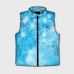 Женский жилет Новогодние снежинки