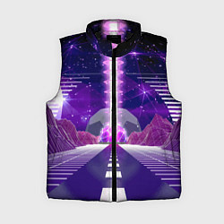 Женский жилет Vaporwave Neon Space