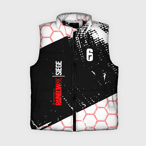 Женский жилет RAINBOW SIX SIEGE 6 соты / 3D-Черный – фото 1