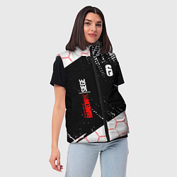 Женский жилет RAINBOW SIX SIEGE 6 соты, цвет: 3D-черный — фото 2