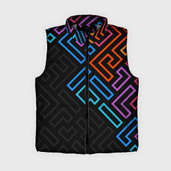 Женский жилет НЕОНОВЫЕ ФИГУРЫ НЕОН, цвет: 3D-светло-серый