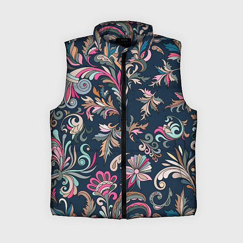 Женский жилет Холодная хохлома / 3D-Светло-серый – фото 1