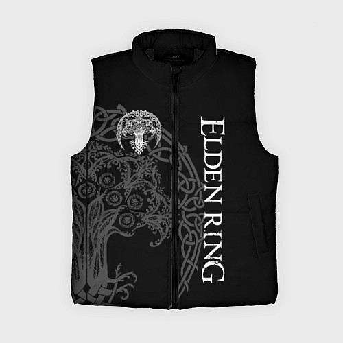 Женский жилет СВЯТОЕ ДРЕВО МИКЕЛЛЫ ЕЛДЕН РИНГ / 3D-Черный – фото 1