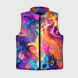 Женский жилет Madness colors, цвет: 3D-светло-серый