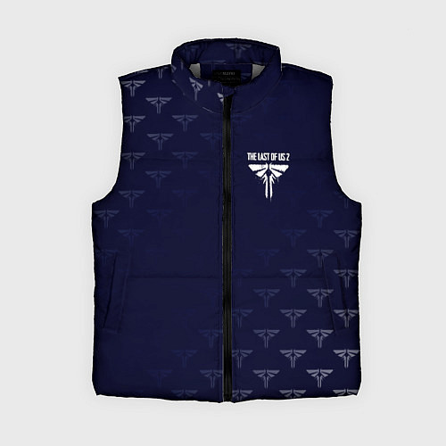 Женский жилет The last of us 2 цикады паттерн / 3D-Светло-серый – фото 1