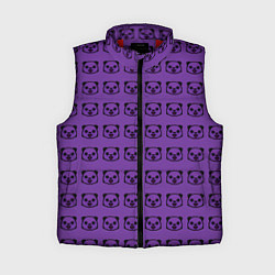Женский жилет Purple Panda, цвет: 3D-красный