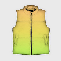 Женский жилет GRADIEND YELLOW-GREEN, цвет: 3D-черный