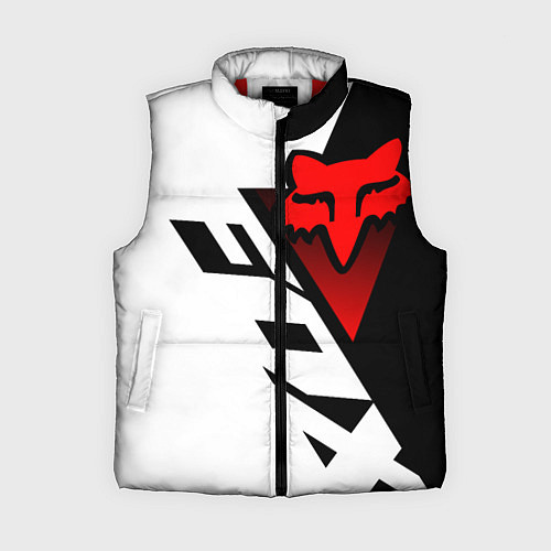 Женский жилет MOTO FOX - Мотокросс / 3D-Красный – фото 1