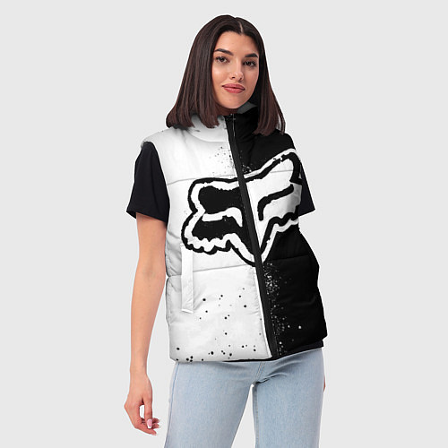 Женский жилет FOX MOTOCROSS - ФОКС МОТОКРОСС / 3D-Красный – фото 3