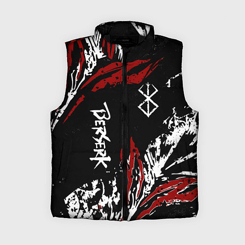 Женский жилет BERSERK BLACK MASK - БЕРСЕРК ЧЁРНАЯ МАСКА / 3D-Черный – фото 1