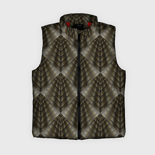 Женский жилет Объемные 3D объекты / 3D-Красный – фото 1