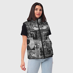 Женский жилет Тёмные души комикс, цвет: 3D-красный — фото 2