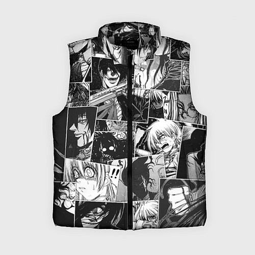 Женский жилет Хэллсинг паттерн Hellsing / 3D-Светло-серый – фото 1