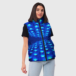 Женский жилет GLOWING SPOTLIGHTS, цвет: 3D-светло-серый — фото 2