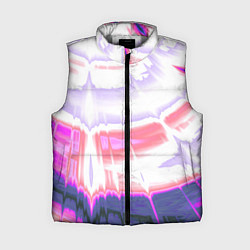 Женский жилет Тай-дай Абстракция Tie-Dye, цвет: 3D-светло-серый