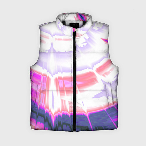 Женский жилет Тай-дай Абстракция Tie-Dye / 3D-Черный – фото 1