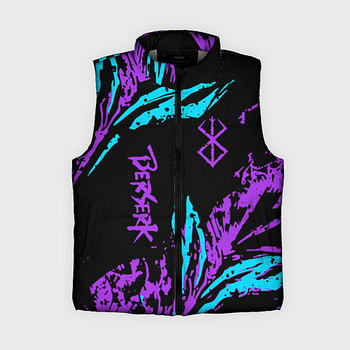 Женский жилет Berserk bleck mask neon / 3D-Светло-серый – фото 1