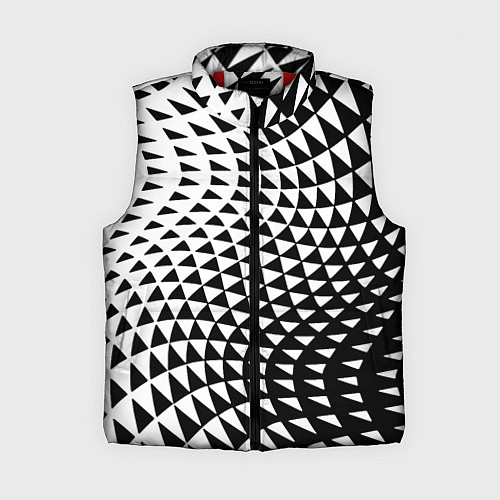 Женский жилет Минималистический авангардный паттерн / 3D-Красный – фото 1
