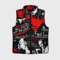 Женский жилет XXXTENTACION YOU ARE NOT ALONE, цвет: 3D-светло-серый