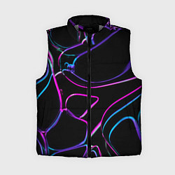 Женский жилет Неоновые линзы во тьме - Фиолетовый