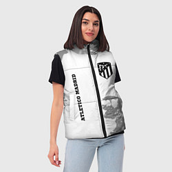 Женский жилет Atletico Madrid Sport на темном фоне, цвет: 3D-черный — фото 2