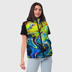Женский жилет The Poisonous Palette, цвет: 3D-черный — фото 2