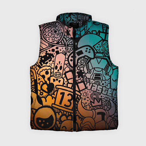 Женский жилет Life is gaming / 3D-Черный – фото 1