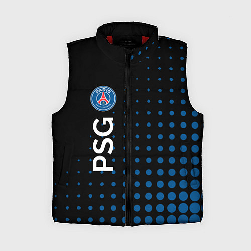 Женский жилет Psg абстракция / 3D-Красный – фото 1