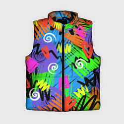 Женский жилет Яркий геометрический принт