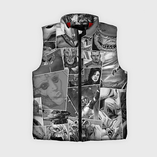 Женский жилет Mass effect comix / 3D-Красный – фото 1