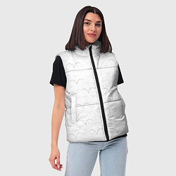 Женский жилет Белые чайкив полете, цвет: 3D-красный — фото 2