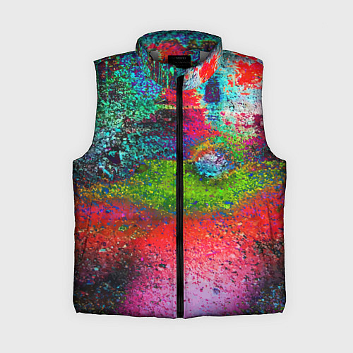 Женский жилет Pointillism Art Fashion trend / 3D-Светло-серый – фото 1