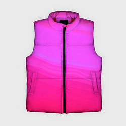 Женский жилет Neon pink bright abstract background