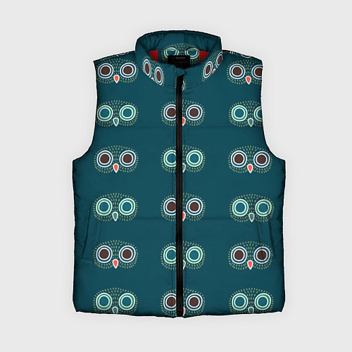 Женский жилет Совиный парад / 3D-Красный – фото 1