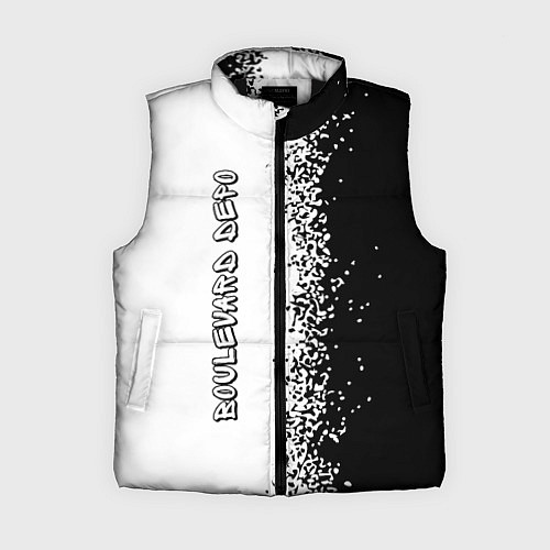 Женский жилет Рэпер Boulevard Depo в стиле граффити / 3D-Черный – фото 1