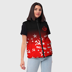 Женский жилет СОВЕТСКИЙ СОЮЗ, СЕРП И МОЛОТ, ЗВЕЗДА, 1941-1945, цвет: 3D-светло-серый — фото 2