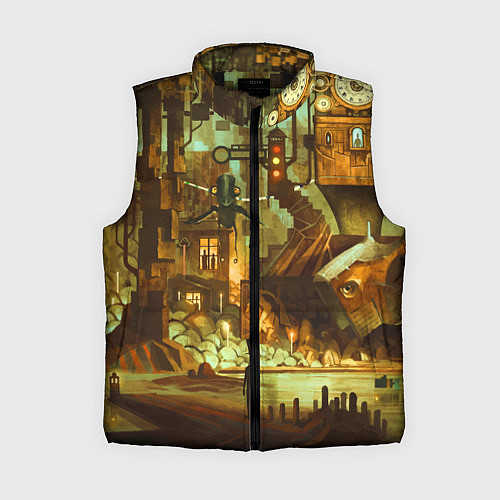 Женский жилет Cool Steampunk painting / 3D-Черный – фото 1