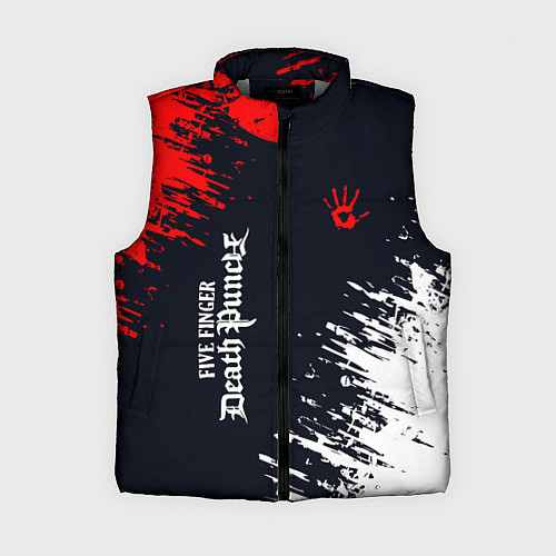 Женский жилет Five Finger Death Punch - краска / 3D-Светло-серый – фото 1