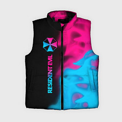 Женский жилет Resident Evil Logo Neon Gradient, цвет: 3D-черный