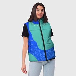Женский жилет Geometry collor, цвет: 3D-черный — фото 2