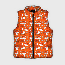 Женский жилет Red foxes, цвет: 3D-светло-серый