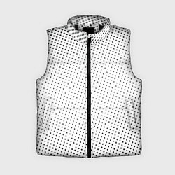 Женский жилет Газетные точки - текстура