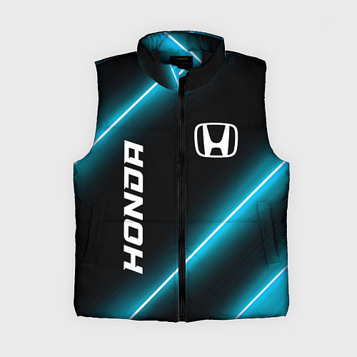 Женский жилет Honda неоновые лампы / 3D-Черный – фото 1