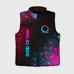 Женский жилет God of War - neon gradient