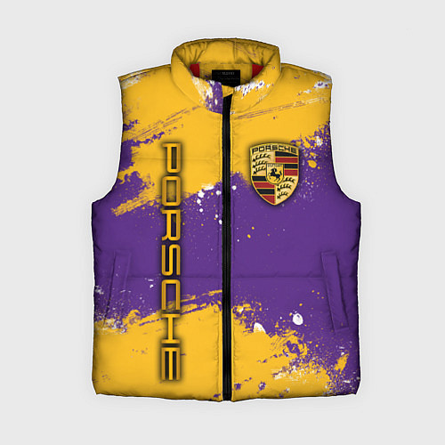 Женский жилет PORSCHE- LAKERS COLORS / 3D-Красный – фото 1