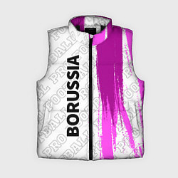 Женский жилет Borussia pro football: по-вертикали, цвет: 3D-черный